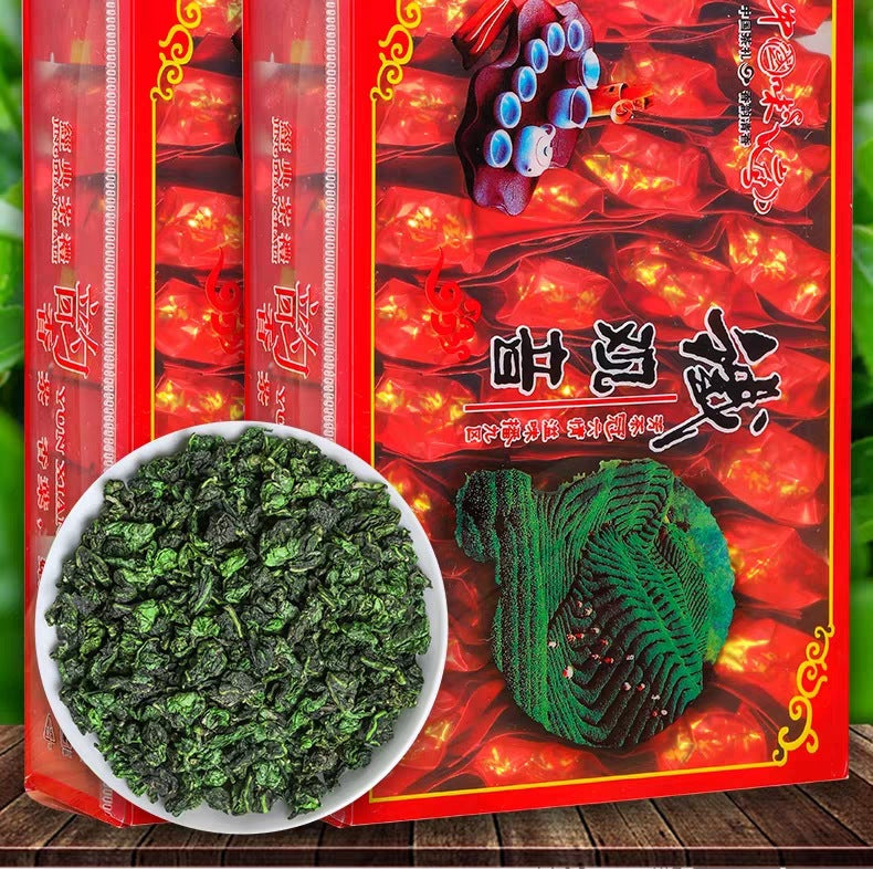 Natural Chinese Green Tea TieGuanyin Anxi Qingxiang Traditional Tea, Steeping Resistant 500g, Mellow and Fresh 铁观音安溪新茶清香型传统手工口粮茶耐泡花香茶叶500克