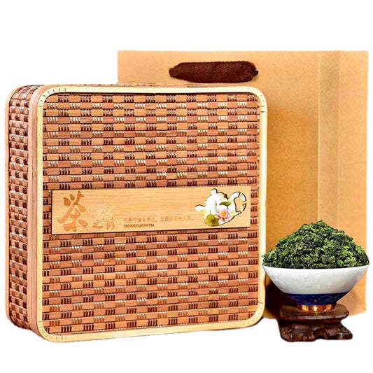 Natural Chinese Tieguanyin Tea Gift Box 500g High Mountain Tea Gift Set Oolong Tea Green Tea 铁观音新茶礼盒装500克高山茶铁观音