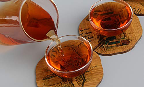 Yunnan Natural and Additive-free Tea Old Tea Stalks 500g Aged Puerh Tea Cooked Tea Menghai Puerh Black tea 云南茶叶 06年 老茶梗 陈年 普洱茶 熟茶 勐海 普洱