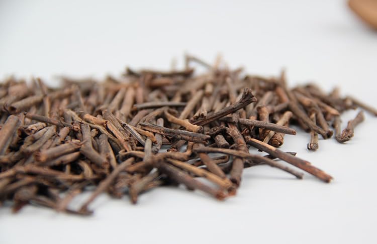 Yunnan Natural and Additive-free Tea Old Tea Stalks 500g Aged Puerh Tea Cooked Tea Menghai Puerh Black tea 云南茶叶 06年 老茶梗 陈年 普洱茶 熟茶 勐海 普洱