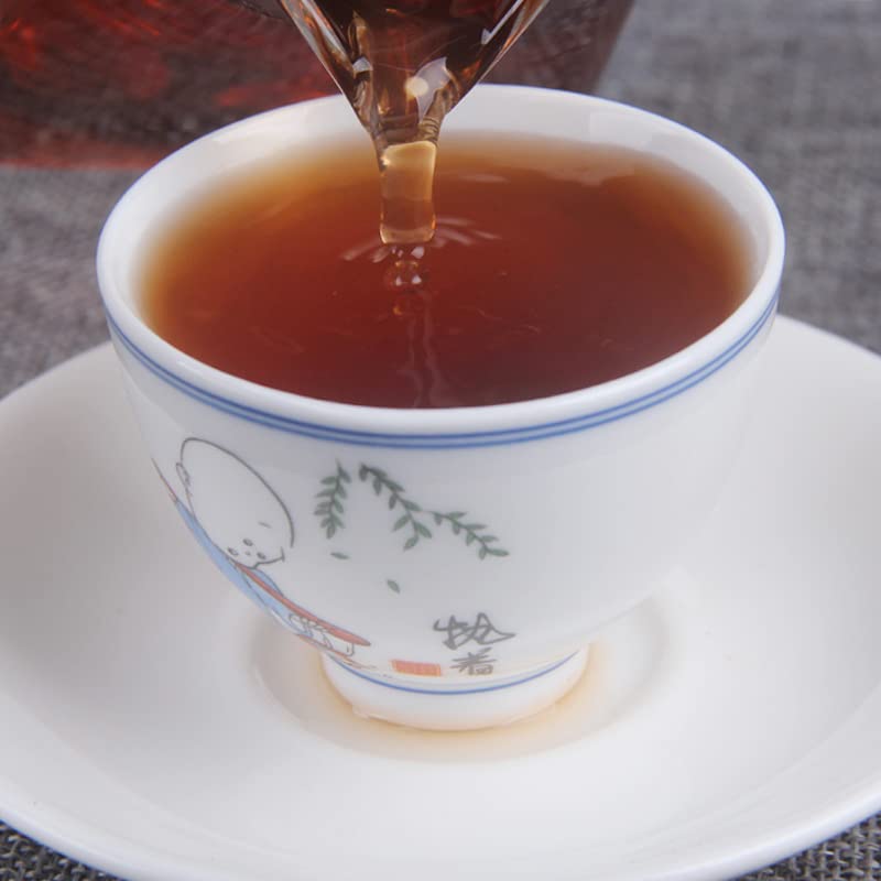 Yunnan Premium Puerh Tea Cooked Tea 500g Big Leaf Puerh Tea Cooked Tea Loose Tea Chinese Pu Erh Tea Black Tea Loose Leaf 云南普洱茶 熟茶 散装茶  500g 大叶普洱茶