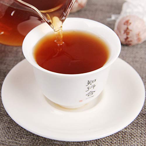 Yunnan Natural and Additive-free Glutinous Rice Fragrance Pu-erh Tea Pu-erh Ripe Tea Black Tea Longzhu Individual packaging Pu-erh Tea Tuo Tea 糯米香普洱茶 普洱熟茶龙珠500g