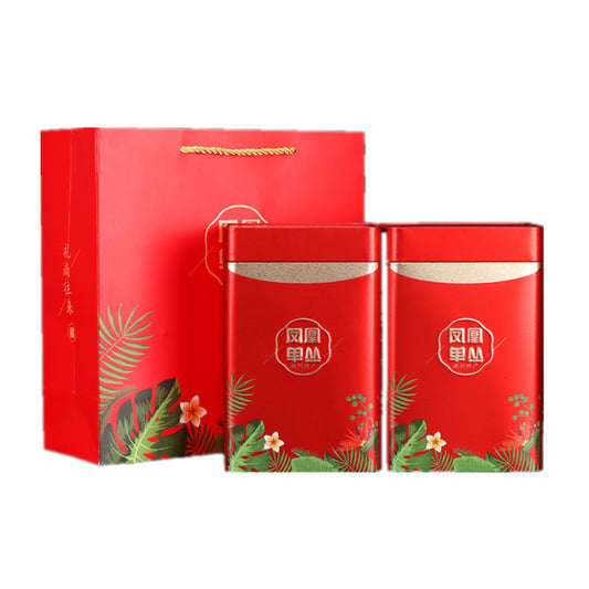 Additive-free Oolong Tea Shancong Tea Honey Orchid Guangdong Chaozhou Tea Duck Shit Fragrance 500g(250g*2) Aromatic and Flavorful 单枞鸭屎香乌龙茶新茶乌岽单枞茶蜜兰香潮州特产茶500克罐装
