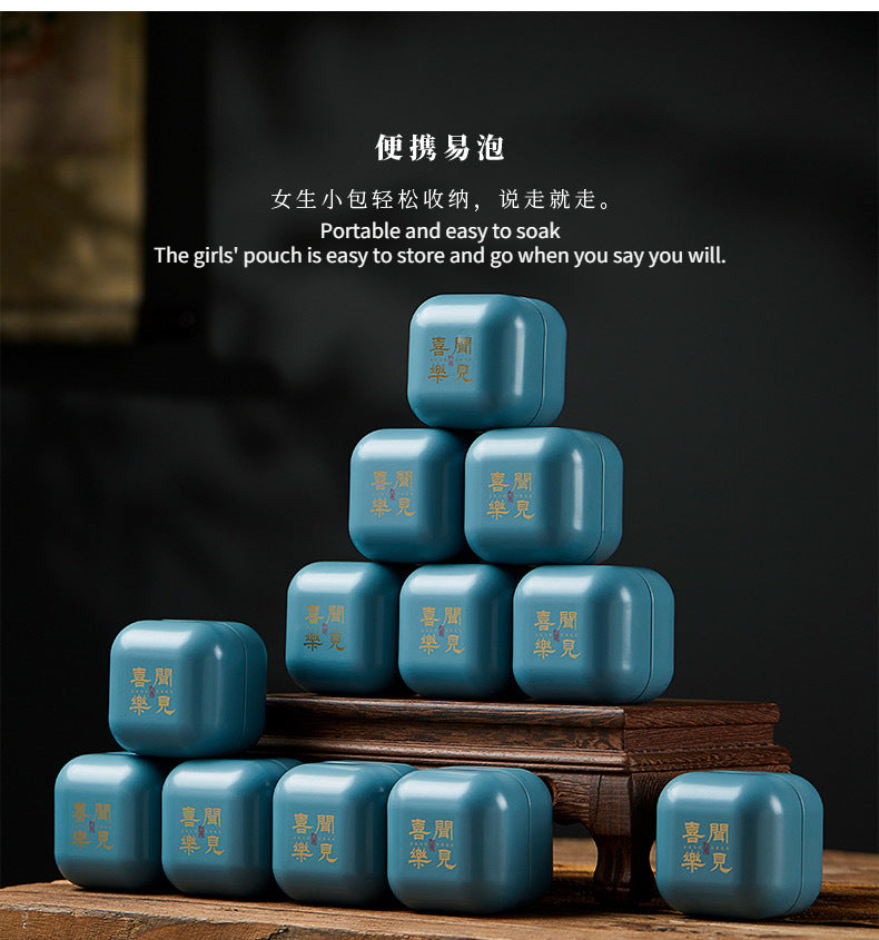 Premium Anxi Original Tieguanyin Tea 180g High Mountain Orchid Rhyme Traditional Craftsmanship 1725 Tieguanyin Small Can Gift Tea 新茶铁观音安溪 高山兰花韵传统手作1725铁观音小罐礼茶