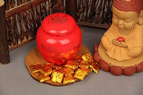 Yunnan Tea Gift Tea Puerh Tea Healthful Choice of Black Tea Longyin Tea Paste Ripe 40g Tin Extract Tea Gift for Family and Friends 云南茶叶 礼品茶 普洱茶龙印茶膏熟 40g罐装