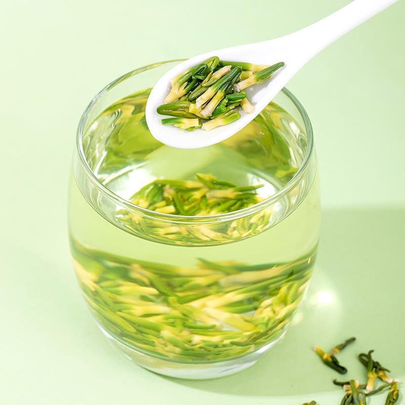 Natural Dried Lotus Seeds Core (Green Part Inside) Sugar-free, 220g/7.76oz 150g Chinese Herbal Tea, Refreshing and Sweet 南京同仁堂莲子芯清新淡香莲子芯茶220克