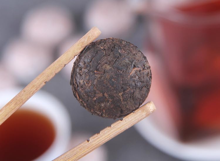 Yunnan Natural and additive-free Menghai Puerh Tea Cooked Tea Original Flavour Tuo Mini Tuo Black tea Original Flavour Mellow Tea Ripe tea 原味沱 迷你小沱原味醇香茶500g