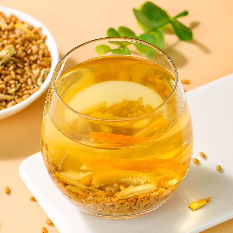 Chen Pi Ginger Rice Tea 500g Fried Ginger Rice Tea 17.63oz Infused with Water Shredded Ginger Rice Fried Ginger Rice Tea 炒姜米茶