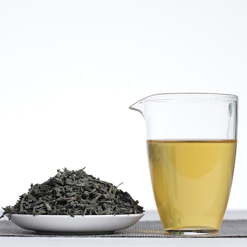 Yunnan Pu'er Loose Early Spring Large Leaf Green Tea Zhengmei(No.1) 500g Natural and Additive-free Dian Green 早春云南普洱散装大叶种绿茶茶叶蒸酶 500克滇绿