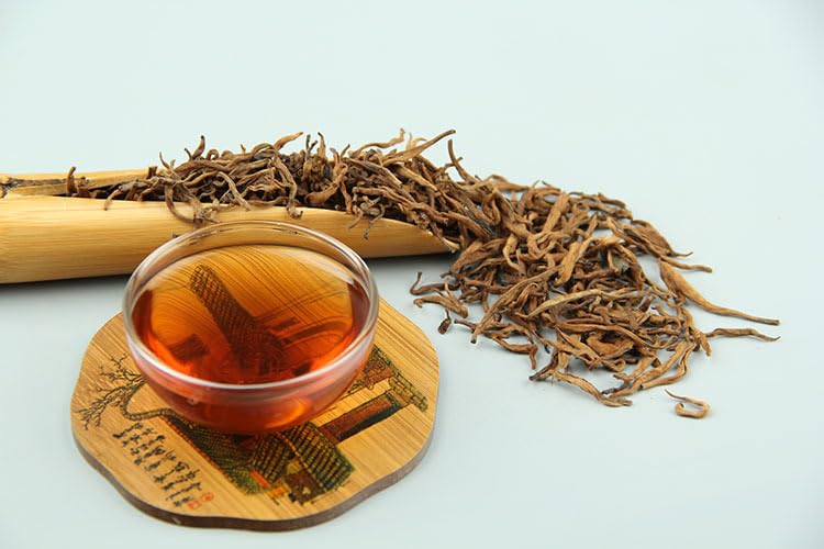 Natural and Additive-free Tea Leaf Puerh Tea Spring Buds Puerh Tea 500g Tea Cooked Tea Yunnan Black Tea 普洱茶 春芽普洱茶皇500g 大金芽茶皇 熟茶