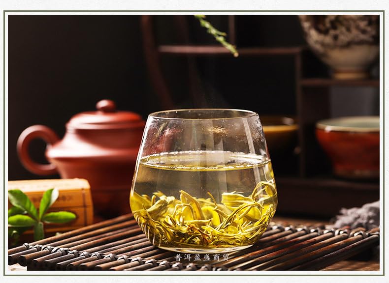 Yunnan Natural and additive-free Green Tea 500g loose Yunnan Mao Feng Strong Fragrance Green Tea 云南新茶生态银丝绿茶散装云南银丝毛峰银丝浓香绿茶