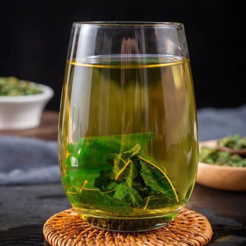 Tong Ren Tang Premium Mulberry Leaf Tea, 100g / 3.52oz Herbal Tea, Natural Sweet Mulberry Leaf Tea After Frost Natural Dry Herbs 南京同仁堂桑叶茶100克