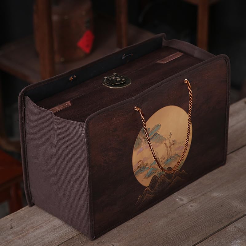 Premium Chinese Mingqian Biluo Tea High Mountain Yunwu Green Tea Wooden Box Tea Spring Tea 400g Tender Buds Ceramic Canned Biluochun 明前新茶碧螺春高山云雾绿茶春茶嫩芽陶瓷木盒装400g