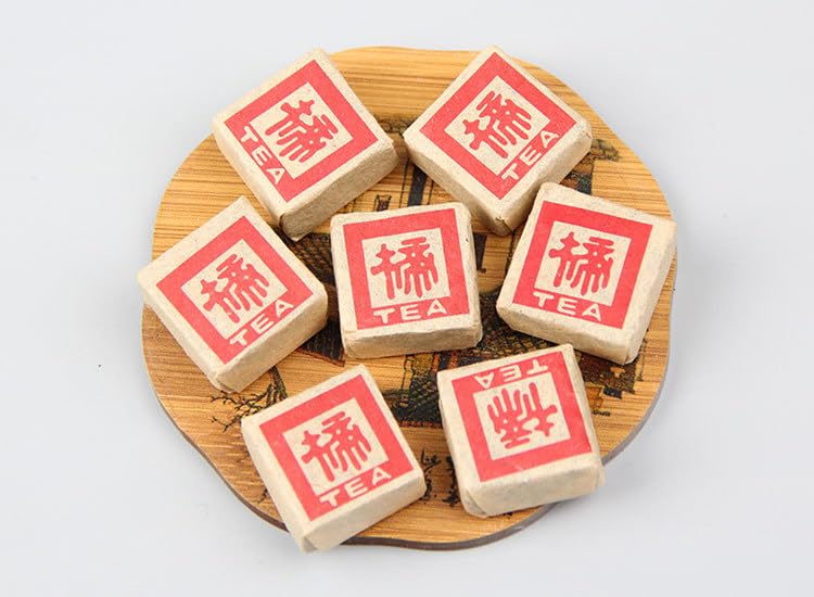 Natural and Additive-free Yunnan Tea Puerh Brick Puerh Mini Tuo Aromatic and Flavorful Black Tea Ripe Tea 云南茶叶普洱砖康提楴字普洱迷你沱熟茶