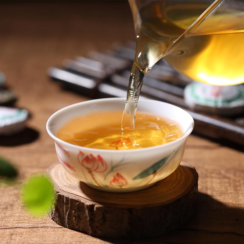 Natural and Additive-free Bo He Tang Small Tuocha Yunnan Puerh Raw Tea 500g Yunnan Puerh Small Tuocha Healthy and Delicious Green Tea 薄荷塘小沱茶 云南普洱生茶500g