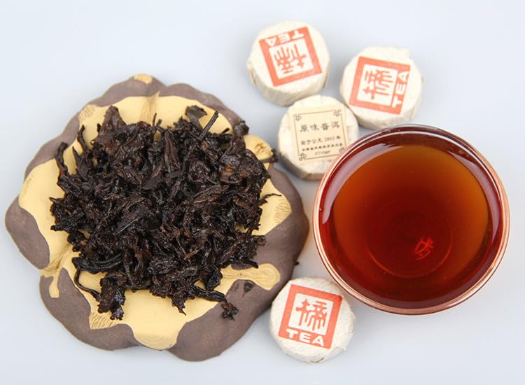 Premium Yunnan Puerh Ripe Tea Original Puerh Tea Mini Tuo Tea 500g Small Jade Cake Deliciously Smooth Puerh Tea Cooked tea 云南 普洱熟茶 原味普洱茶 迷你小沱茶