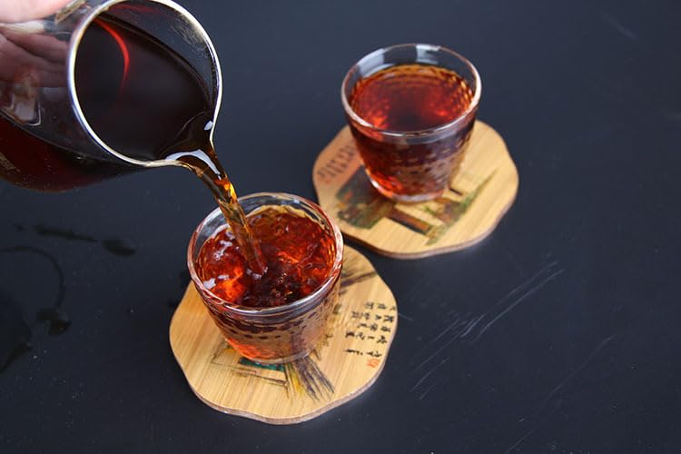 Natural Pu-erh Tea Date Fragrance Pu-erh Palace Tea 500g Menghai Aged Pu-erh Ripe Tea Chinese Pu Erh Tea Black Tea Loose Leaf 普洱茶 08年枣香普洱宫廷 勐海 陈年普洱散茶 熟茶