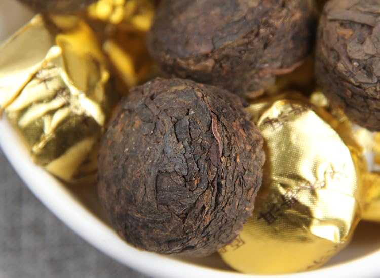 Yunnan Natural and Additive-free Original Flavour Puerh Tea Mini Tuo Tea Cooked Tea 500g Yunnan Smooth and Mellow Ripe Tea 云南原味普洱茶 迷你小沱茶 熟茶500g 云南醇香小金沱茶叶