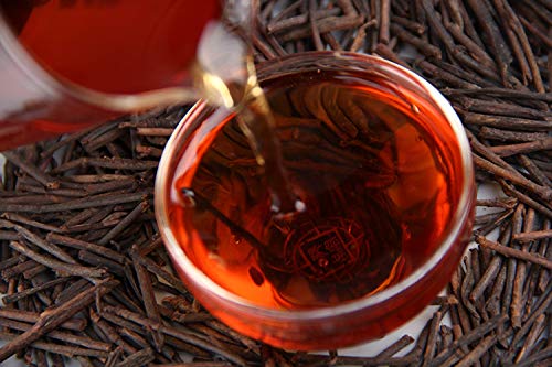 Yunnan Natural and Additive-free Tea Old Tea Stalks 500g Aged Puerh Tea Cooked Tea Menghai Puerh Black tea 云南茶叶 06年 老茶梗 陈年 普洱茶 熟茶 勐海 普洱