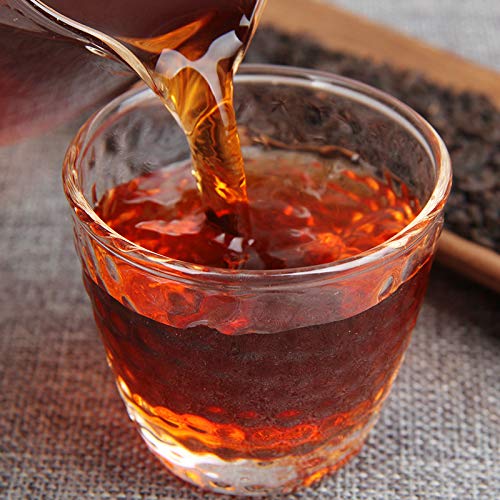 Organic Puerh Tea Ripe Tea Fossil Broken Silver Puerh Loose Tea 500g Gnocchi Tea Fossils Aged Fermented Yunnan Black Tea 普洱茶熟茶 碎银子普洱老茶头散茶500g 糯米香茶化石