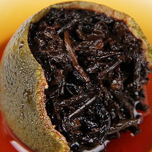 Delicate Tea Gift Xinhui Xiaoqingkan 500g Puerh Tea Tangerine Puerh Tea Green Citrus Puerh Tea Xinhui Chen Pi Ripe Tea Cooked tea 新会小青柑普洱茶桔普茶青柑普茶新会陈皮熟茶500g