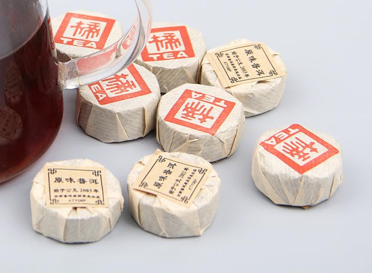 Premium Yunnan Puerh Ripe Tea Original Puerh Tea Mini Tuo Tea 500g Small Jade Cake Deliciously Smooth Puerh Tea Cooked tea 云南 普洱熟茶 原味普洱茶 迷你小沱茶