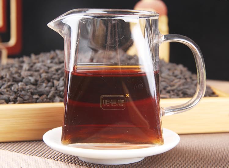 Fossilized Glutinous Tea Fossilized Tea Puerh Tea Ripe Tea Bulk Tea Ancient Tree Broken Silver Tea 500g Loose Yunnan Black Tea 糯米香茶化石茶叶普洱茶熟茶散装茶古树碎老茶头银子