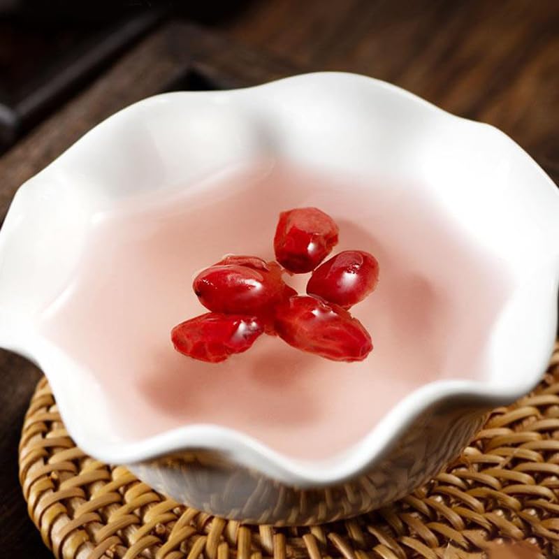 Natural Fruit Chinese Cornus Officinalis for Tea,120g / 4.23oz Healthy and Delicious Herbal Tea 同仁堂山茱萸野生精品山茱萸120克