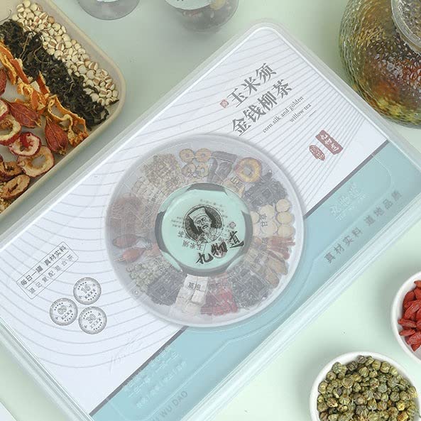 Chinese Herbal Tea Corn Husk Small Pot Tea Perfect for Any Time of The Day, Can Be Easily Carried Anywhere 玉米须金钱柳茶 养生茶代用茶