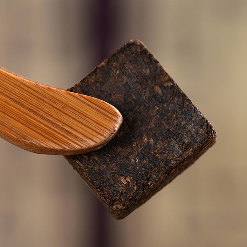 Premium Black tea Chen Xiang Golden Brick Small Tea Brick Puerh Tea Ripe Tea Brick Puerh Small Golden Brick Tea Small Tuo Tea Puerh Ripe Tea 陈香金砖小茶砖普洱茶熟茶砖500g普洱小金砖茶叶小沱茶普洱熟茶