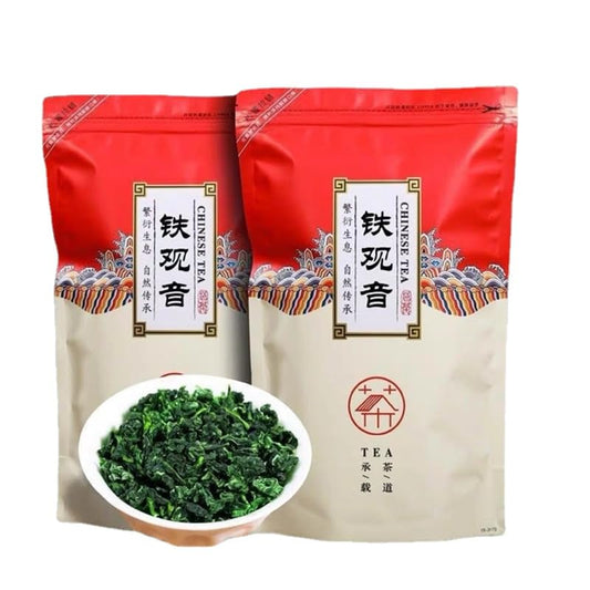 Natural Chinese Tea Oolong Tea Flavoured Tea Tieguanyin Tea Strip Curl 500g Deliciously Smooth Loose Tea 新茶铁观音清香型兰花香500克特产散装茶叶
