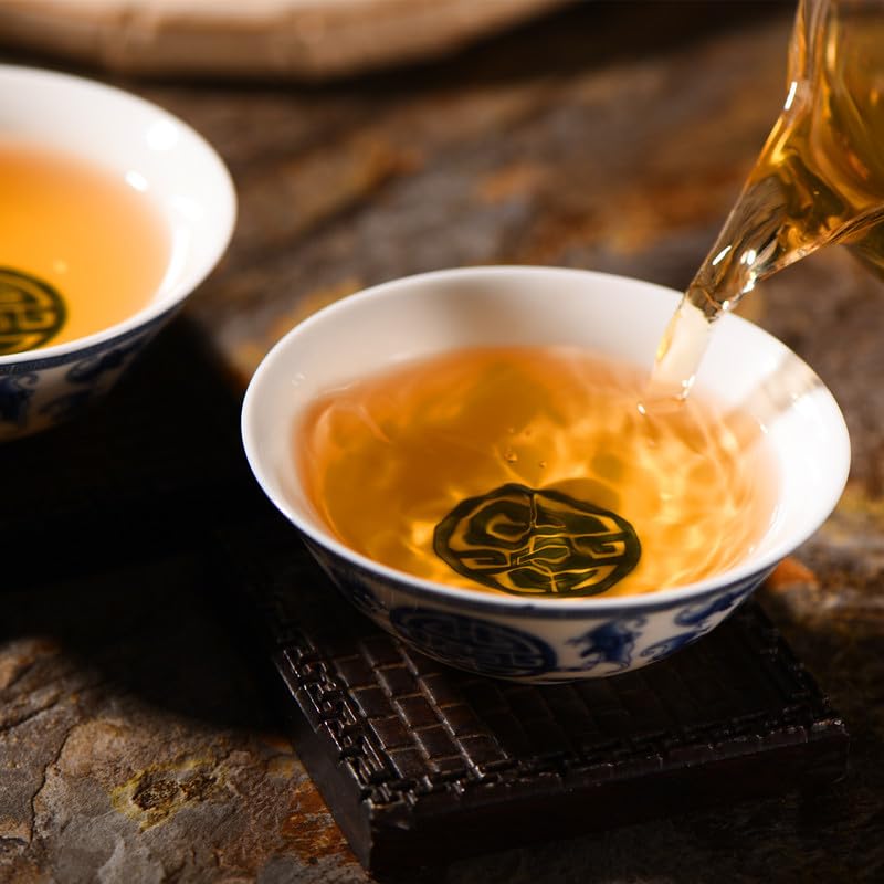 Premium Puerh Tea Raw Tea Green Tea Jingmai Mountain 357g First Spring Large Tree Tea Puerh Tea Cake Ancient Tree Tea Puerh Tea Organic 普洱茶 生茶 景迈山357克头春大树茶 普洱茶饼古树茶