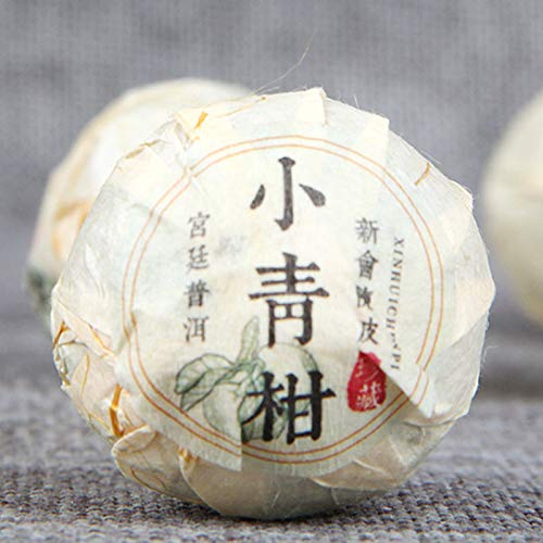Delicate Tea Gift Xinhui Xiaoqingkan 500g Puerh Tea Tangerine Puerh Tea Green Citrus Puerh Tea Xinhui Chen Pi Ripe Tea Cooked tea 新会小青柑普洱茶桔普茶青柑普茶新会陈皮熟茶500g
