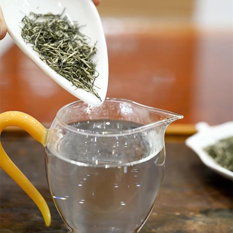 Premium Chinese Mao Jian Tea Leaves Green Tea Orchid and Chestnut Fragrance Whole Buds Mingqian High Mountain Yun Wu Tea 250g/can 新茶毛尖茶叶绿茶兰香豆香栗香全芽明前高山云雾茶500克盒装