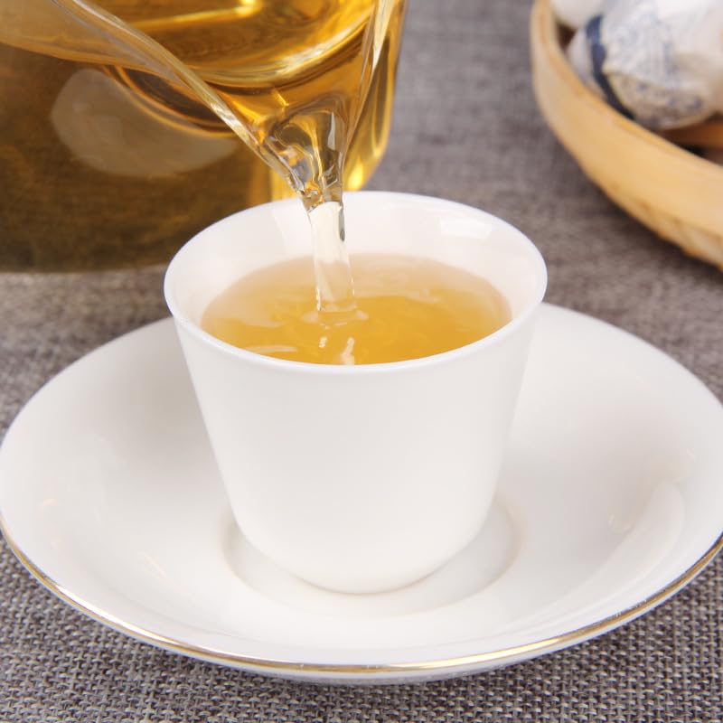 Premium Iceland Ancient Tree Puerh Tea Organic Pure Tea Small Tuo Tea Longzhu Green Tea Ice Sugar Sweet Raw Tea Puerh Tea Iceland Sweet 冰岛古树纯料沱茶龙珠小粒高浓冰糖甜生茶500g普洱茶冰岛甜