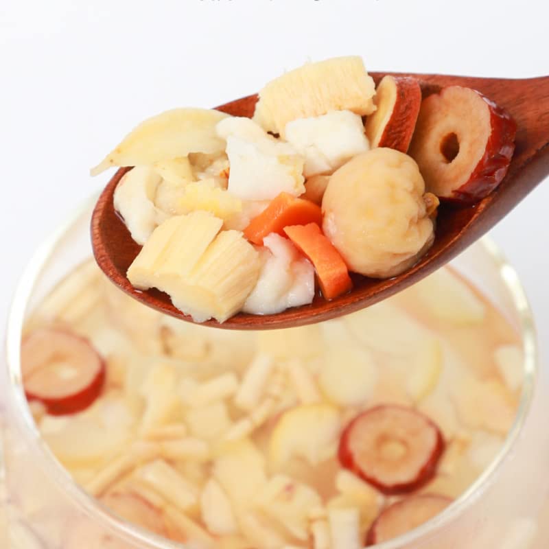 Chinese Herbal Tea Zhuzhe, Pear Tea Small Cans of Tea, Can Be Steeped Multiple Times 竹蔗茅根马蹄干养生茶代用茶组合小罐茶