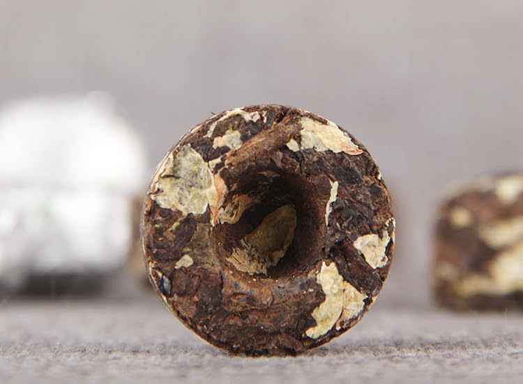 Yunnan Flower Tea Tuo Tea Jasmine Puerh Ripe Tea 500g Combination Herbal Tea Tea Jasmine Puerh Tea cooked tea 小沱茶茉莉花普洱熟茶组合花草茶茶茉莉普洱茶叶500g