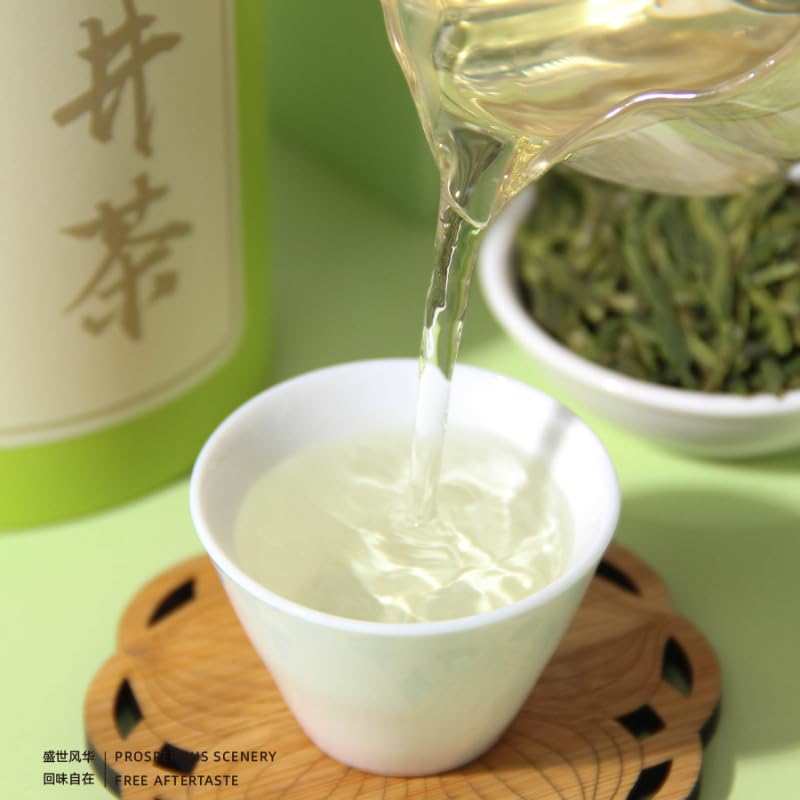 Premium Mingqian First Grade Longjing Strong Fragrance Tender Buds Spring Tea Canned 125g Loose Green Tea 明前一级龙井浓香型嫩芽正宗春茶叶罐装125g