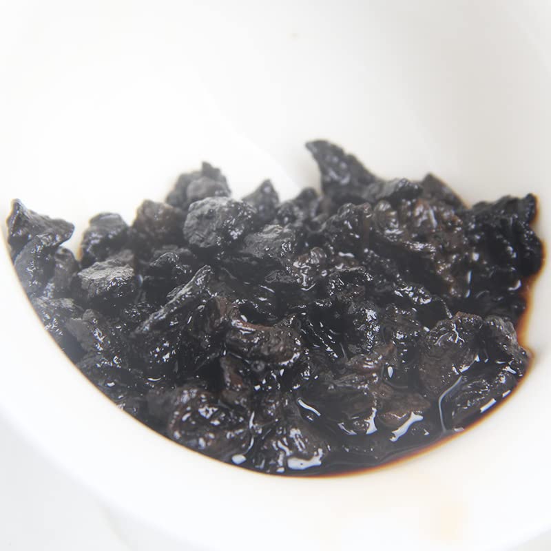 Yunnan Glutinous Fragrance Tea 500g Fossil Puerh Tea Glutinous Fossil Broken Silver Ripe Tea and Premium Gift Box Tea Set for Tea Lovers 糯米香碎银子熟茶和美礼盒装茶叶