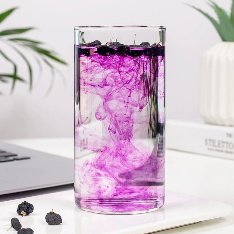 Tongrentang Black Wolfberry 80g Premium Ningxia Organic Black Goji Berry Tea, Chinese Herbal Tea Healthy, No Added Sugar, Non GMO 同仁堂黑枸杞特级养生茶黑枸杞80克