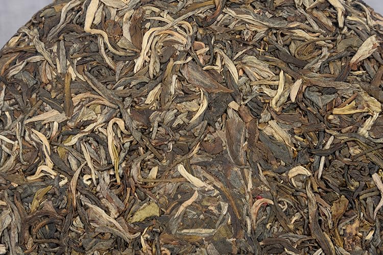 Premium Nannuo Mountain Ancient Tree Puerh Raw Tea Cake Sun-dried Yunnan Tea Puerh Green Cake 357g Additive-free Green Tea 南糯山古树普洱生茶饼 晒青云南茶叶普洱青饼357g