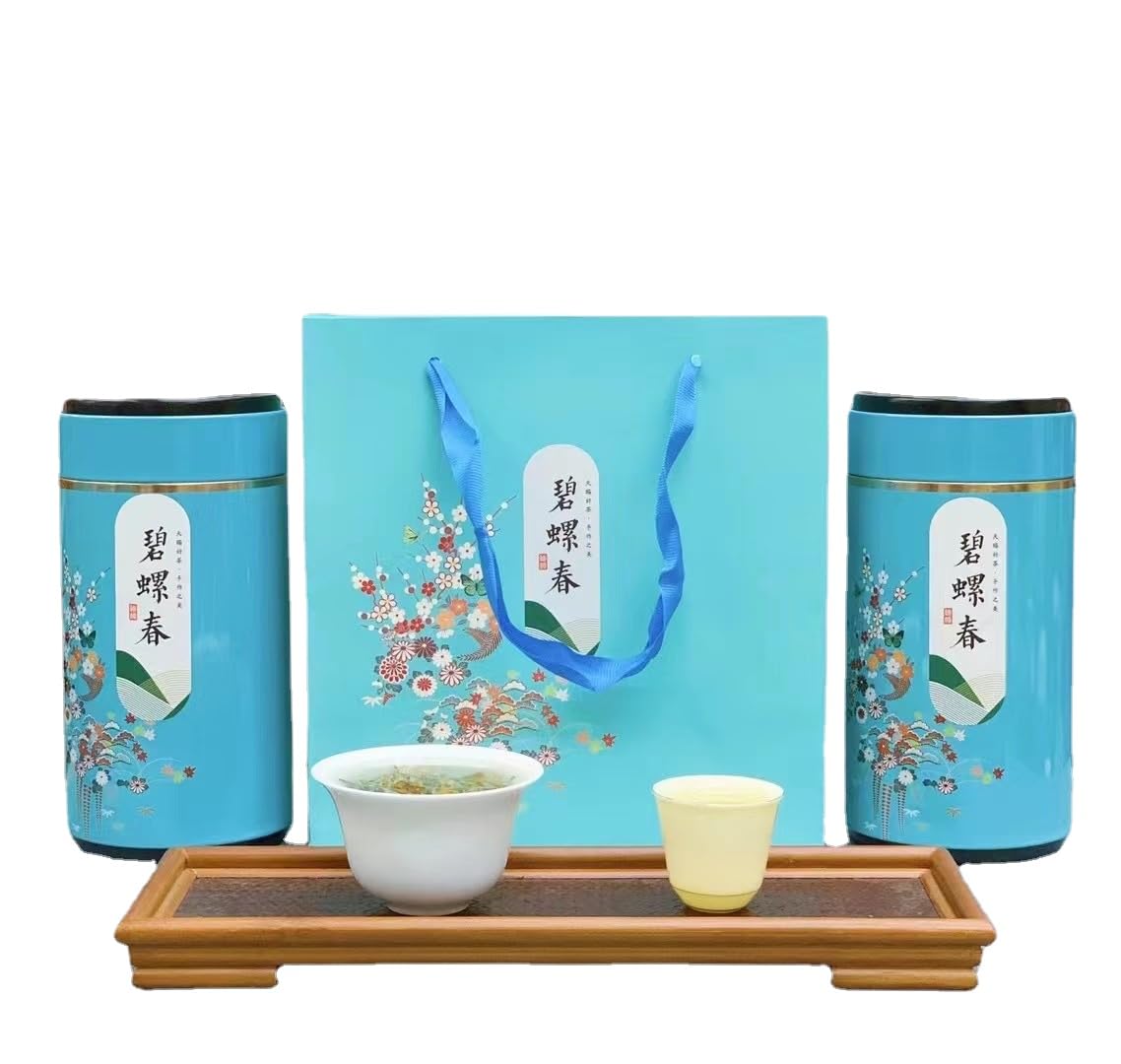Premium Mingqian Biluo Tea 500g Green Tea Buds Strongly Flavoured Aroma Strong Sweet and Refreshing Biluochun 明前碧螺春新茶新茶绿茶嫩芽浓香型