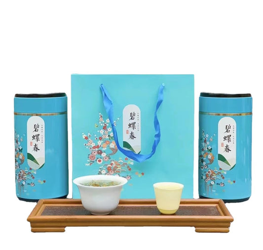 Premium Mingqian Biluo Tea 500g Green Tea Buds Strongly Flavoured Aroma Strong Sweet and Refreshing Biluochun 明前碧螺春新茶新茶绿茶嫩芽浓香型