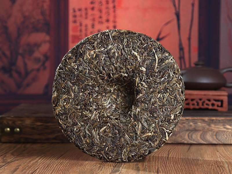 Premium Yunnan Menghu Xibanshan Xiaoduosai 357g Pre-mingming Spring Ancient Tree Tea Green Tea Icelandic Sweet 云南勐库 西半山 小户赛 357g明前春茶古树茶