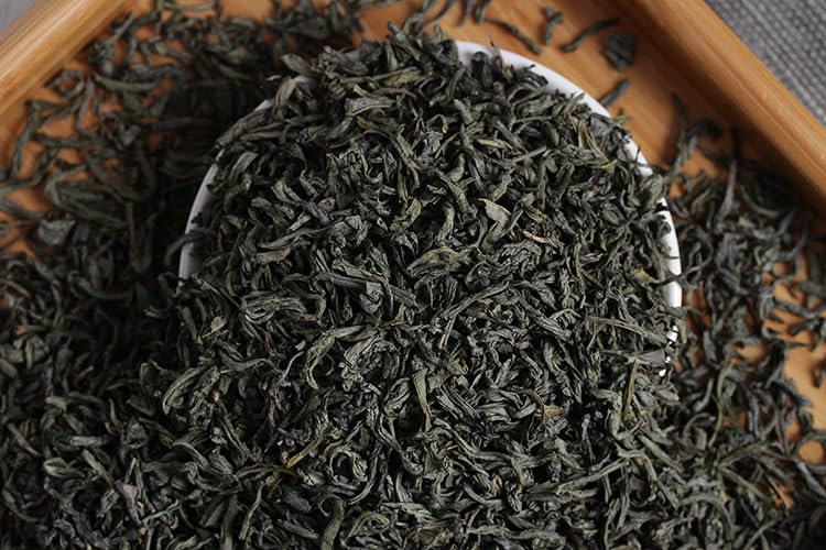 Yunnan Pu'er Loose Early Spring Large Leaf Green Tea Zhengmei(No.1) 500g Natural and Additive-free Dian Green 早春云南普洱散装大叶种绿茶茶叶蒸酶 500克滇绿
