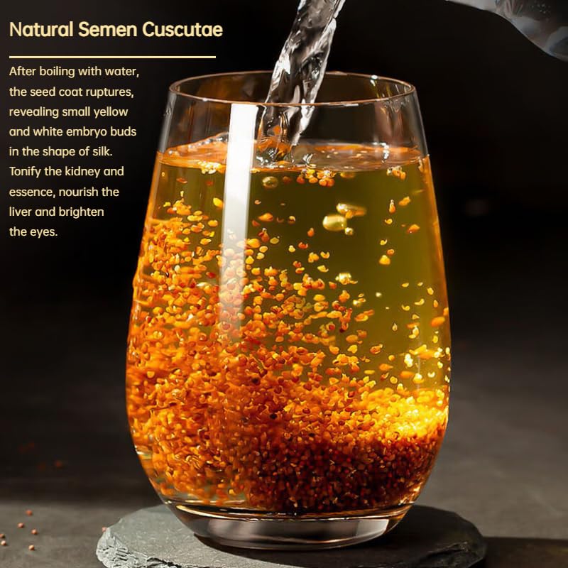 Tu Si Zi Natural Dried Herbs 200g / 7.05oz Organic Cuscuta Chinese Herbal Tea Healthy Herbal Tea 南京同仁堂菟丝子中药材泡茶兔丝子茶200克