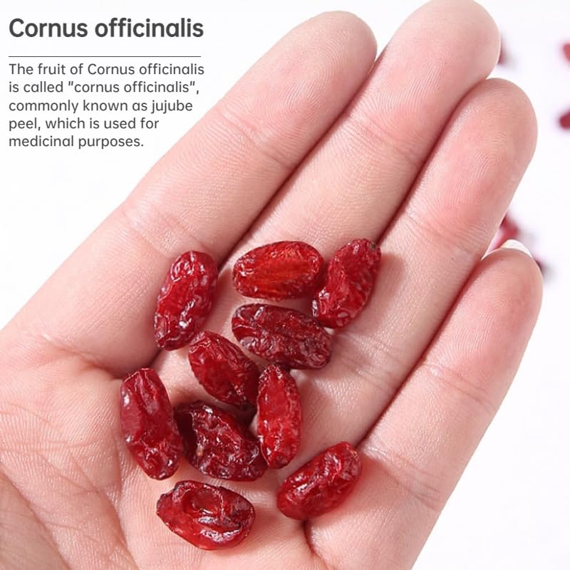 Natural Fruit Chinese Cornus Officinalis for Tea,120g / 4.23oz Healthy and Delicious Herbal Tea 同仁堂山茱萸野生精品山茱萸120克