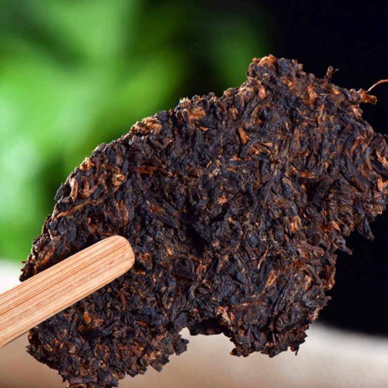 Premium Puerh Tea Black Tea Dry Warehouse Ripe Tea Menghai Palace Zhen Yunnan Qizi Cake Ripe Tea 357g Natural Cake Tea 普洱茶 干仓熟茶 勐海 宫廷臻 云南七子饼熟茶 357克饼茶