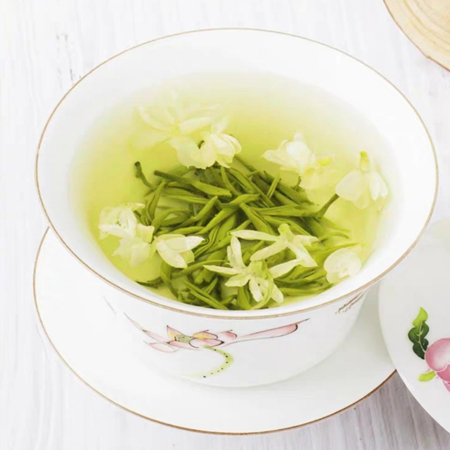 Premium Chinese Jasmine Tea Green Tea Strong Flavour Tea Flower & Fruit Tea Ceramic Gift Box Tea 180g Tea Gift for Tea Lovers 新茶茉莉花茶绿茶浓香型茶叶花果茶芳华陶瓷礼盒茶节日伴手礼茶