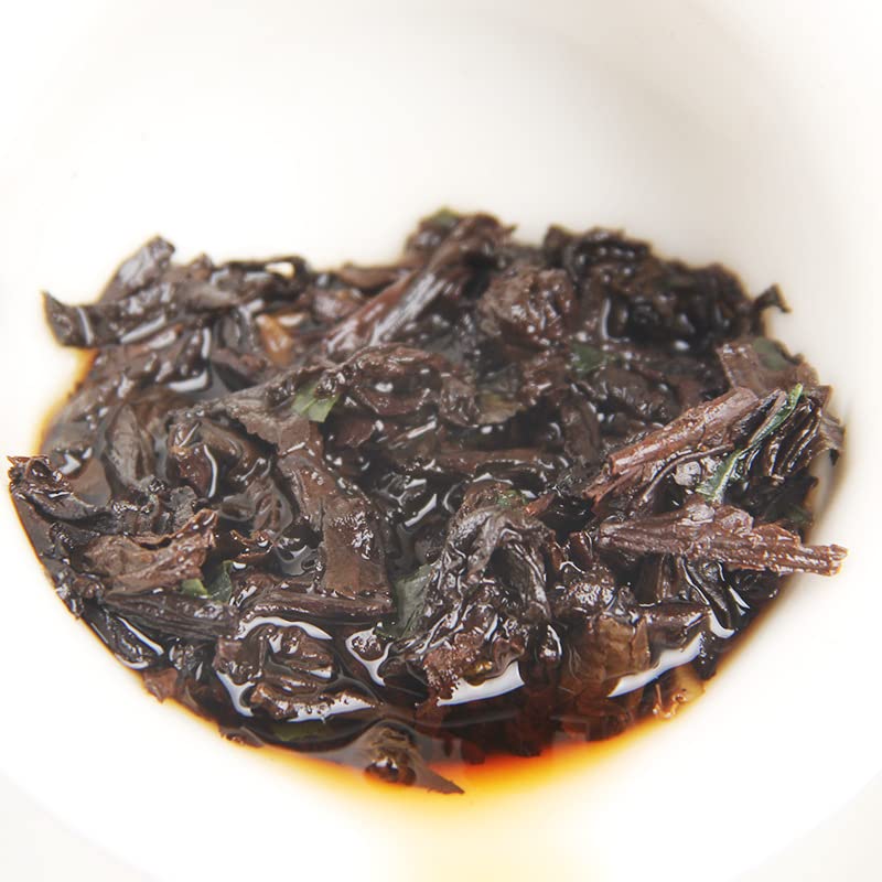 Natural and Additive-free Glutinous Rice Fragrance Puerh Tea Small Tuo Tea Cake 500g Yunnan Ripe Tea Glutinous Fragrance Black Tea 糯米香普洱茶小沱茶饼云南熟茶小坨小粒装糯香黑茶叶糯香玉饼